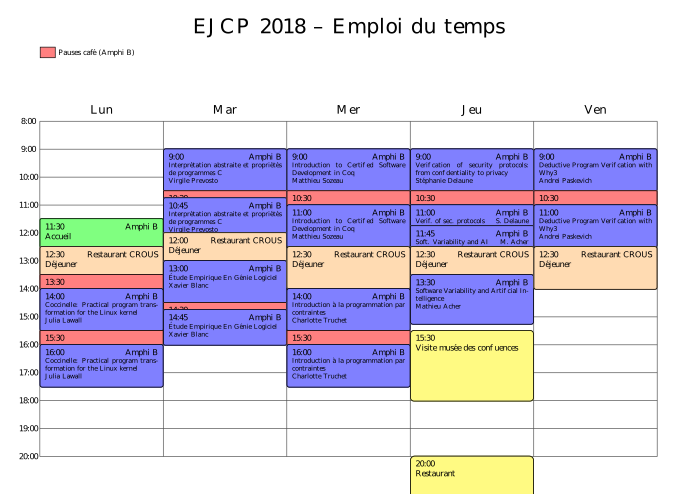 Planning EJCP 2018